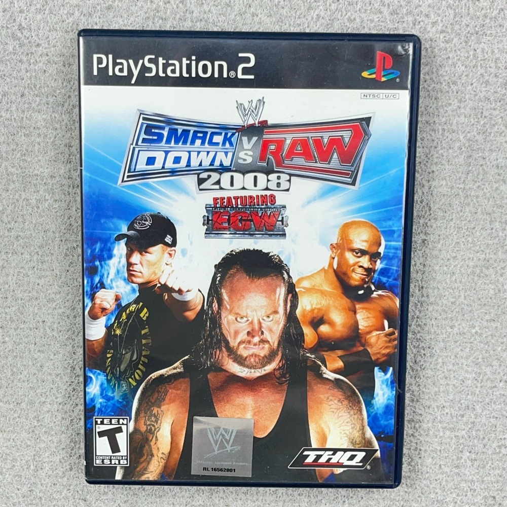 WWE SmackDown vs. Raw 2009 Featuring ECW PlayStation 2 2008 (PS2)